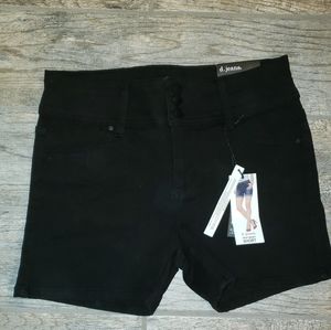 Black stretch shorts